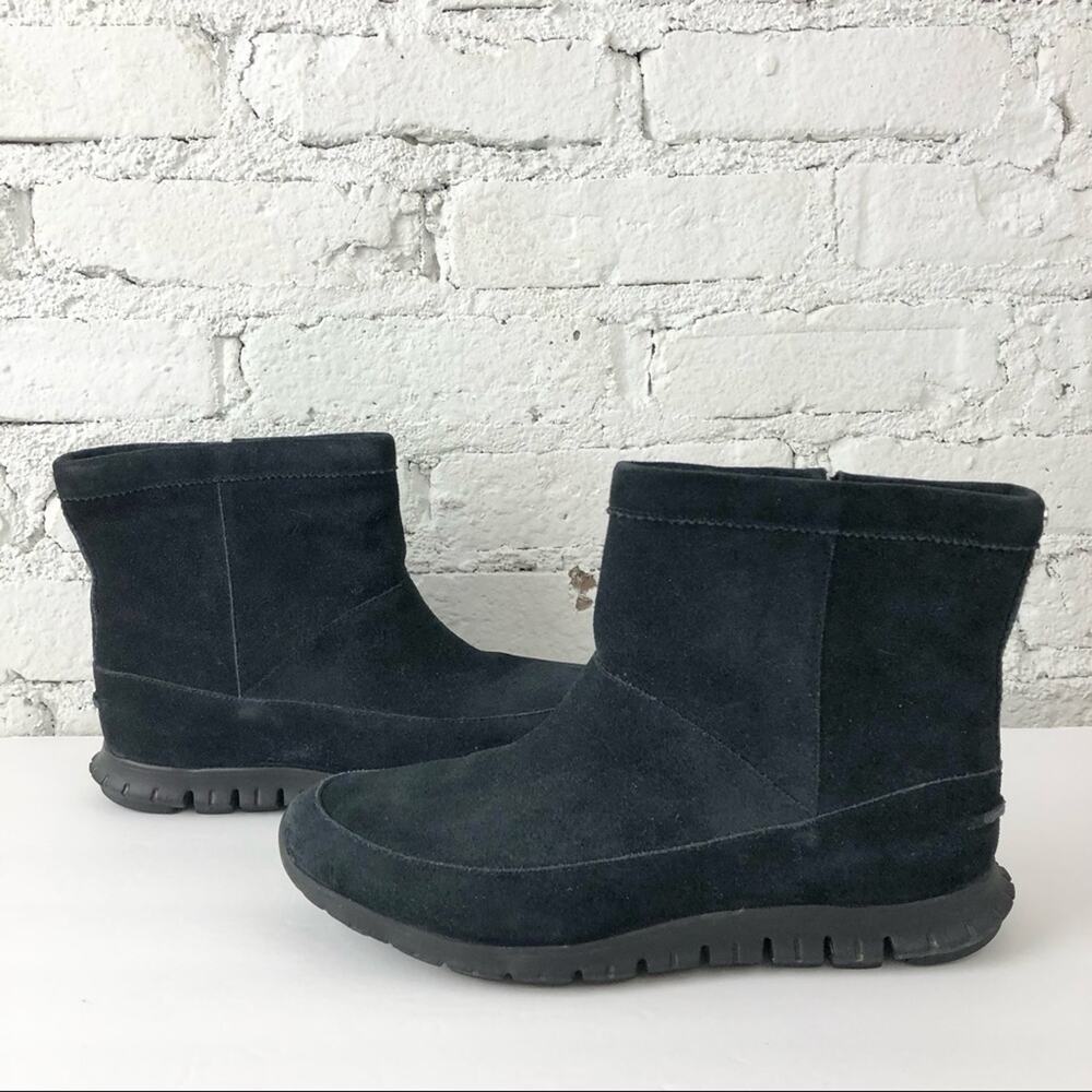 Cole Haan Grand Os Waterproof Suede Boots